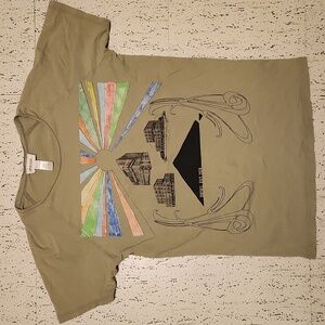 Diesel Rainbow Sun Design T Shirt